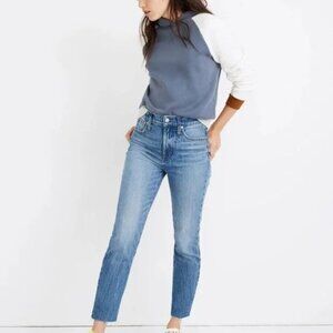 Madewell the perfect vintage straight Light Blue Denim Jeans size 27